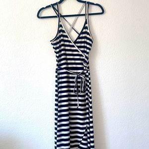 Striped Midi Dress by Poof New York